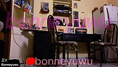Bonneyuwu has hidden sex with dad's friend