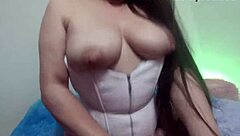 Creampie fills up the cheating Mexican wife's big pussy lips as she sucks and rides her husband's best friend's cock.