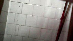 Hey, I secretly filmed my aunt taking a bath, what a sneaky voyeur moment!