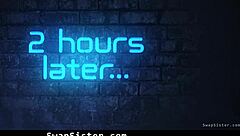 Abang tiri lepaskan batang besar untuk hentaman 4some hebat dengan adik tiri