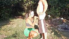 o safado me levou no mato e comeu meu cu... ahh, que delicia de pau grande no anal!