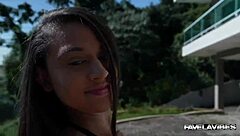 Ninfetinha Enjoys Sunny Day By Getting Fucked Hard In Brazilian Latina Style With Sexy Moves.