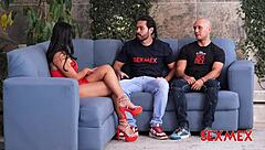 i enjoy watching sexy lactating latina lina henao breastfeed and fuck my husband friend in quickie from sexmex