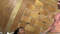 Chanell Heart takes on a wild gangbang with white guys, cum everywhere! 😈