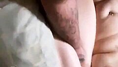 My girlfriend grabs my cock eagerly. She sucks it until orgasm hits.