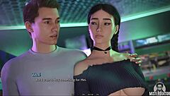 Is his cock thrusting deep inside her wet tight pussy for ultimate pleasure?