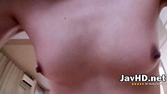 This asian tart gets creampied by gigantic schlong 😈