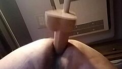 oh man, check this huge dildo pounding me doggy style solo 😈