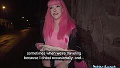 Man, I finally took off her chastity belt and filled that wet pussy with creampie outdoors! 😈💦