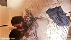 College girl, you're squirting so much from my fingering in this love hotel excitement!