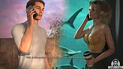 Is his cock thrusting deep inside her wet tight pussy for ultimate pleasure?