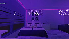 the big ass babe bounced her enormous curves on the massive cock in roblox style