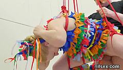 Slutty sweetie got dragged to butthole asylum for some brutal painful treatment with deepthroat and assfucking