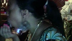 Dominant puerto rican latina swallows big black cock in hardcore homemade suck