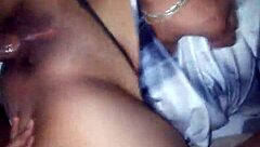 rico sexo con tanga de lado y vestido puesto