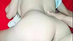 i love getting fucked hard doggy style, cute homemade interracial creampie with latina milf in pov