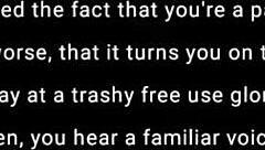 Erotic Audio Features Bound Loser In Femdom Roleplay With Ass To Mouth Humiliation And Rough Orgasm Control At Gloryhole