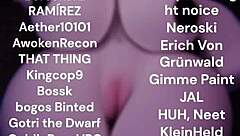 I'm Mary with this chubby fat futanari fan, feeling every intense moment together