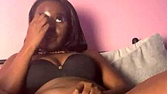 Beautiful babe reveals her pretty pussy in solo casting interview