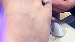 want to watch this shemale getting her feet done in a hot fetish session?