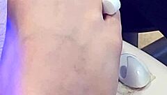 want to watch this shemale getting her feet done in a hot fetish session?