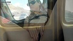 Oh wow, trying high speed masturbation until it's super creamy outdoors with my dildo