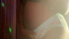 Beautiful babe reveals her pretty pussy in solo casting interview