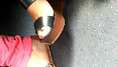 Mature Woman Displays Feet In Candid Wedges And Sandals During Everyday Hidden Footage