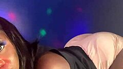 Beautiful babe reveals her pretty pussy in solo casting interview