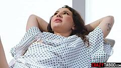 Impatient Liz Jordan fucks big ass hot milf doctor after babe masturbated in hospital