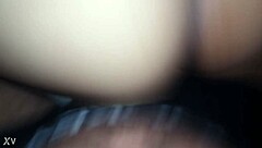 He grabs this ebony beauty and pounds her hard with his massive black monster cock.