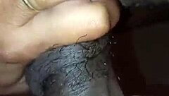 this young married latina bends over for her black lover's big cock in homemade doggystyle until facial.