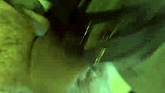 Tattooist in gloves gives goth handjob. She EMPTIES my big balls with cum during session