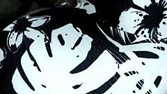 After swinger party, wife rides in condom cuckold group session