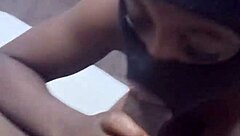 Taking That Chocolate Stick All In During Outdoor Amateur Session!