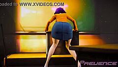 Twerking Bubble Butt in Big Ass Action with Curvy Moves