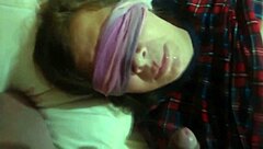 i get huge cumshots in mouth and face from big cock while my real cuckold husband watches my curvy blonde body