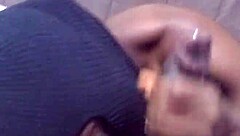 Taking That Chocolate Stick All In During Outdoor Amateur Session!