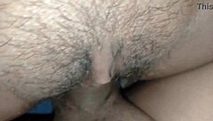 shaved tight pussy of pretty amateur gets fucked to wet orgasm and creampie in 1on1 action