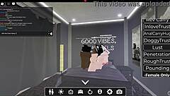 White Slut Got Fucked Hard by Massive BBC in Wild Roblox Session