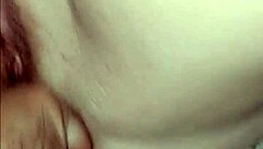 She had these huge natural tits just fingering herself as a horny wife masturbating to cum again and again