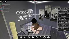 White Slut Got Fucked Hard by Massive BBC in Wild Roblox Session