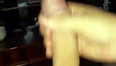 uhh i'm just stroking my cock watching this hot tranny vid