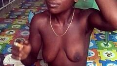 what's wilder than a crazy bitch twerking naked and fucking her big dildo in ass and pussy?