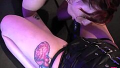 Why Do These Two Horny Tattooed Bitches Dive Into BDSM After Foot Worship, Licking Pussy And Strapon Action?