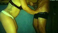 Amateur Babe With Big Ass Spreads For Homemade Ebony Blowjob Action!