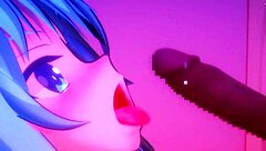 Imagine Aqua from Konosuba sucking dick through that glory hole