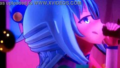 Imagine Aqua from Konosuba sucking dick through that glory hole