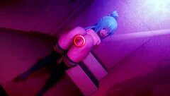 Imagine Aqua from Konosuba sucking dick through that glory hole