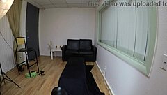 jojo takes it in the ass with blonde blowjob and deepthroat gagging on cock.